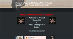 Desktop Screenshot of project-shapeshift.net
